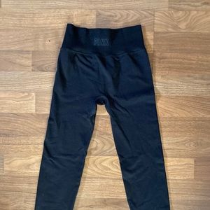 Black leggings that have been worn twice